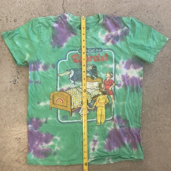 📿🔮 Let’s Call the Exorcist Tie Dye T-Shirt Size Small👻☠️ - Picture 2 of 11